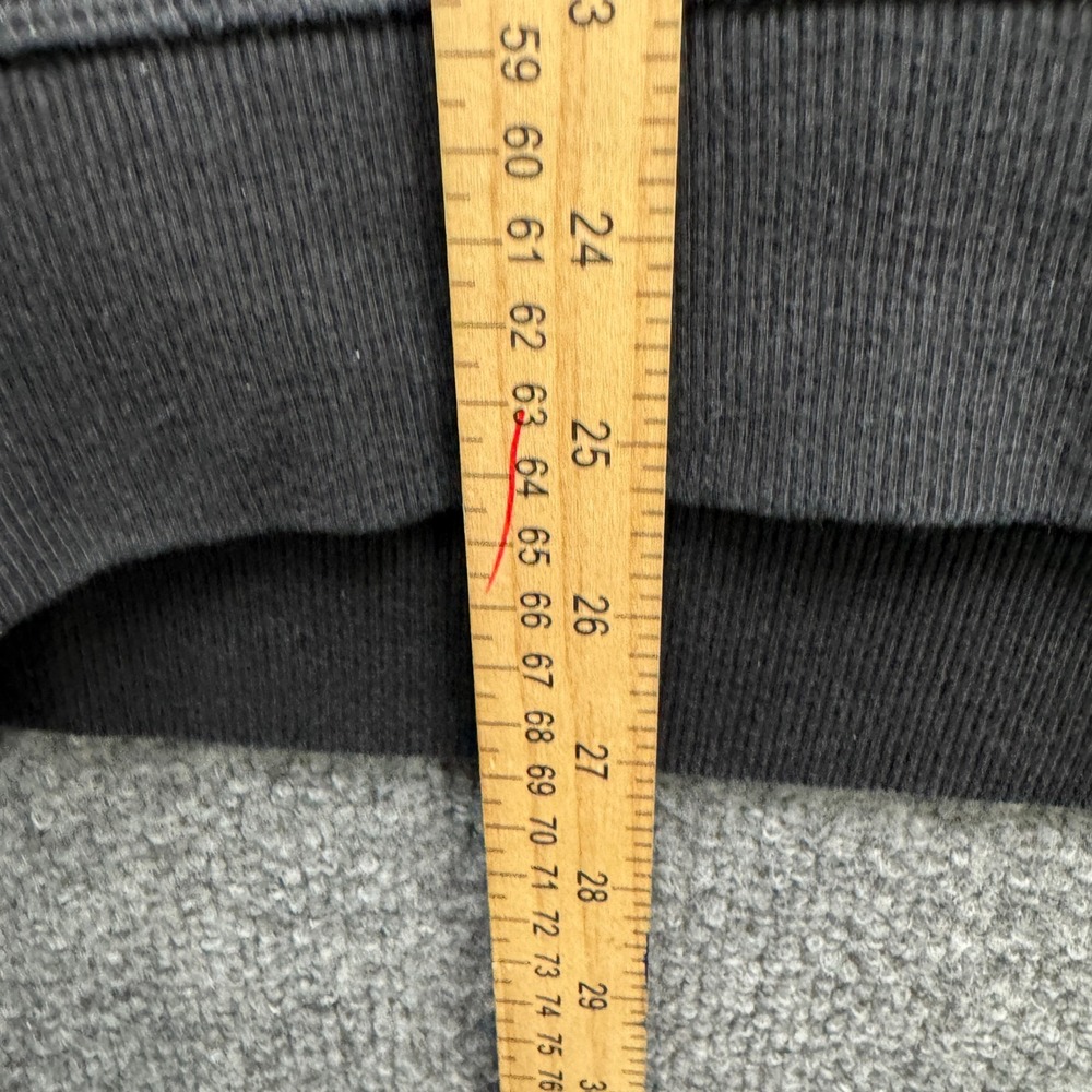 Eddie Bauer Sweatshirt Mens XL Black Long Sleeve V-Stitch Fleece Pullover Casual - Picture 4 of 11